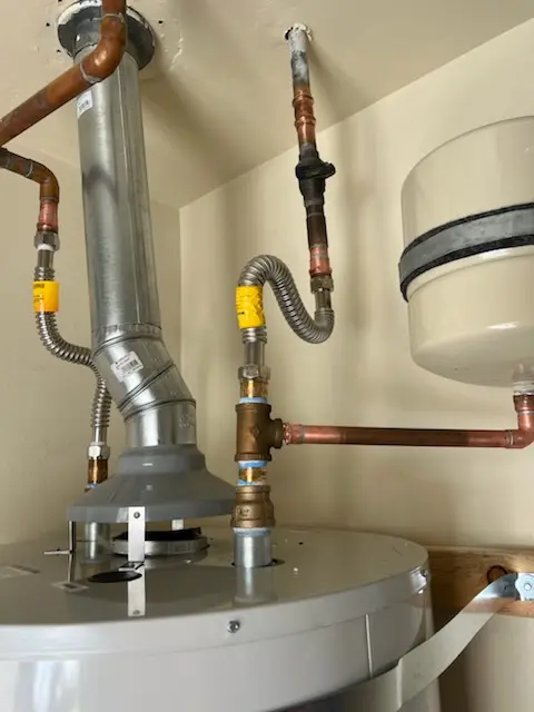 Water heater installation and plumbing repair in Fate